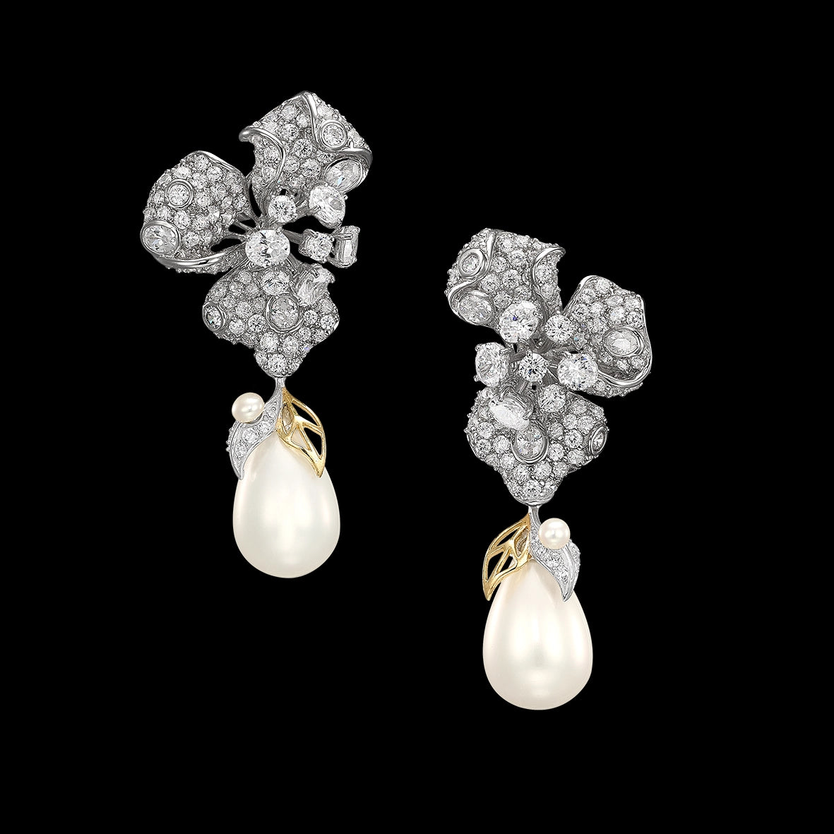 Pearl Blossom Earrings